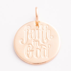 'Faith in God' Charm
