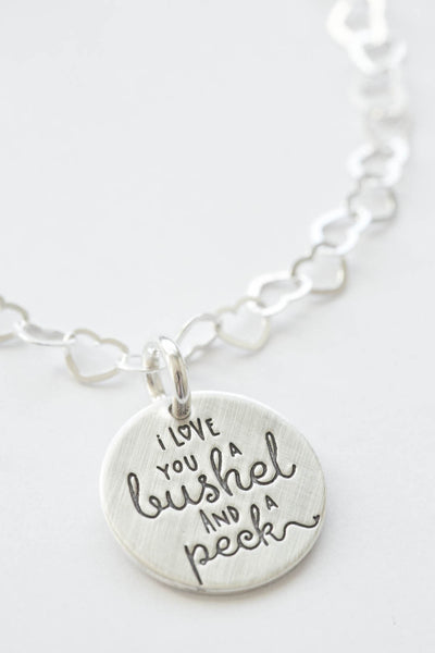 I Love You a Bushel and a Peck' Charm – Littlefield Lane