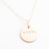 Tiny Numeral Date Charm