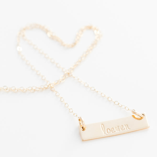 Personalized Bar Necklace by Heidi Swapp™