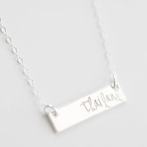 Personalized Bar Necklace by Heidi Swapp™