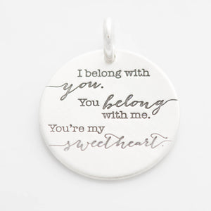 'I Belong With You, You Belong With Me' Charm