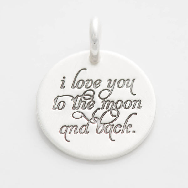 'I Love You to the Moon and Back' Charm