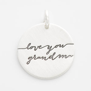 'Love You Grandma' Charm