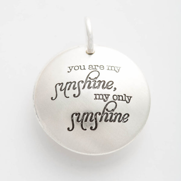 'You Are My Sunshine' Swinging Locket Charm