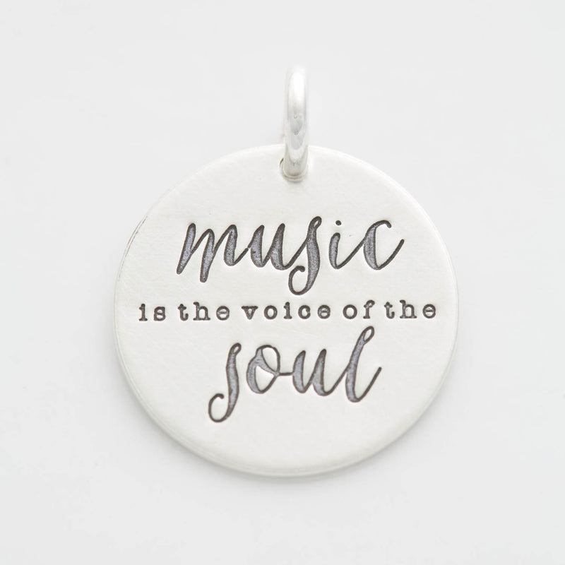 'Music is the Voice of the Soul' Charm