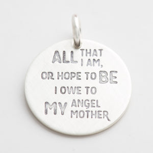 'Angel Mother' by Abraham Lincoln Charm