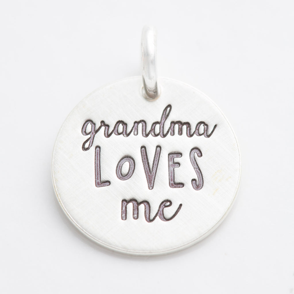 'Grandma Loves Me' Charm