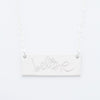 'Believe' Bar Necklace by Heidi Swapp™