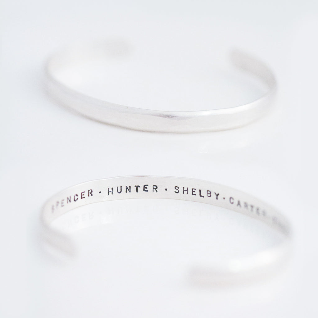 Personalized Inside-Out Cuff Bracelet