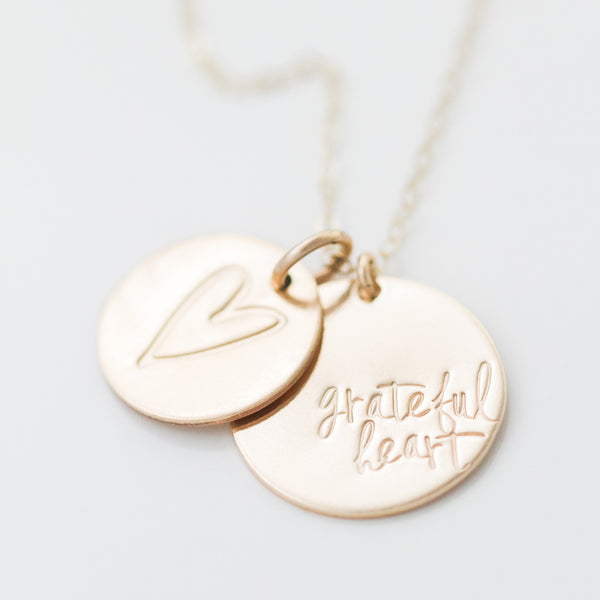 'Grateful Heart' Necklace by Heidi Swapp™ (Limited Edition)