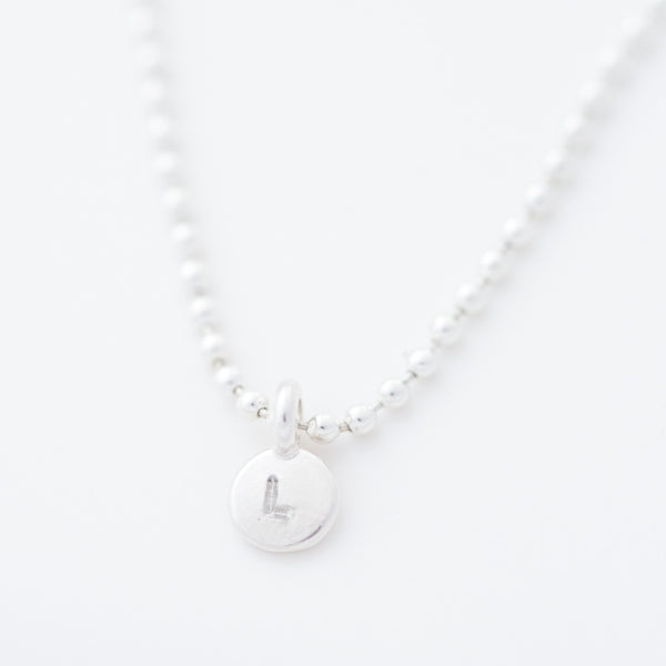 Teeniest Tiniest Initial Charm Necklace